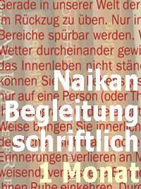 Schriftliches Naikan - Begleitung